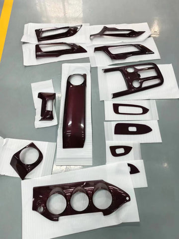 Kit 13 Piezas de Fibra de Carbono para Interior de Tank 300