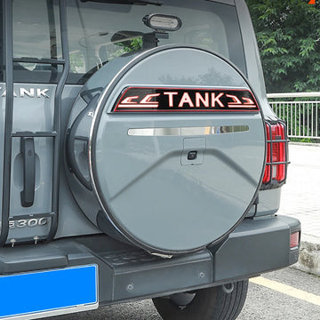 Cubierta para Neumático de puerta trasera de acero inoxidable Tank 300