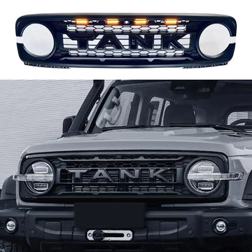 Parrilla con Logo incrustado de Tank 300